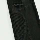 ROMWE Street Life Jeans De Dobladillo Deshilachado Para Hombre