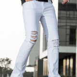 Manfinity LEGND Jeans Rasgados Para Hombres