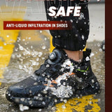 Zapatos De Seguridad Calidos, Antigolpes, A Prueba De Pinchazos Y Sin Cordones