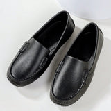 Zapatos Casuales Para Hombres De La Clase De Deslizamiento, Negro, Con Diseno Plano, Suaves, Livianos, Minimalistas De Eva, Adecuados Para Todas Las Temporadas.