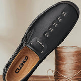 Zapatos Exclusivos Hechos A Mano De Marca De Clohoo Con Suela De Goma, Zapatos Comodos Para Hombres, Transpirables Con Suela Suave, Aptos Para Caminar Y Trabajar