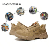 Nuevos Zapatos De Seguridad Ligeros, Transpirables Y De Gran Tamano Para Hombre Con Proteccion Antigolpes Y Antipunaladas Para El Trabajo