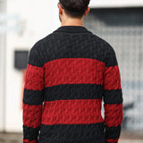 Manfinity Homme Sudadera De Hombre Con Botones Decorativos Y Diseno De Cardigan