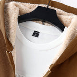 Manfinity Homme Sudadera Con Capucha Tipo Gofre Con Capucha De Talla Grande Para Hombre Con Forro Polar