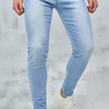 Jeans Ajustados Para Hombre