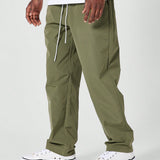 SUMWON Pantalon Jogger Recto De Nailon Con Cinturilla Elastica