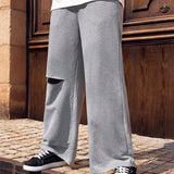 Manfinity LEGND Hombres Pantalones deportivos con abertura de pierna recta