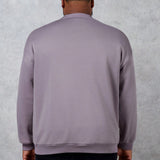 Manfinity LEGND Sudadera Holgada Con Cuello Redondo Informal De Punto De Talla Grande Para Hombre