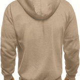 Sudadera Con Capucha Y Cremallera Frontal Para Hombre