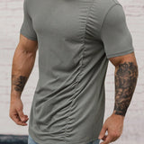 Manfinity Homme Camiseta Informal De Punto