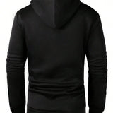 Manfinity Homme Sudadera Con Capucha De Forro Polar Para Hombre Con Cordon