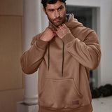 Manfinity Homme Sudadera Con Capucha Y Cordon Para Hombre De Talla Grande