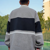 DAZY Camisa De Polo Para Hombre Con Bordado De Letras En Color De Contraste