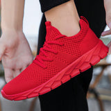 Zapatillas Deportivas Para Hombre Zapatillas Deportivas Para Gimnasio Zapatillas De Tenis Entrenamiento Correr Zapatos Casuales Calzado Comodo Zapatillas De Deporte Rojo