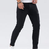 Manfinity Homme Jeans Rasgados De Corte Ajustado Para Hombres