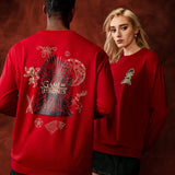 Game of Thrones X  Sudadera Unisex Con Estampado De Patrones Y Mangas Largas