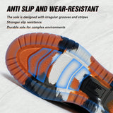 Calzado De Seguridad Para Hombres Con Puntera De Acero, Zapato De Trabajo Con Transpiracion, Resistente A Pinchazos, Proteccion Deportiva Y Liviana Para Sitios De Construccion