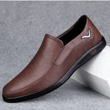 Zapatos Casuales De Corte Bajo Para Hombres, Comodos Mocasines, Zapatos De Negocios De Primavera, Suela Plana