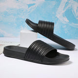 Novedad De Verano Para Hombre, Chanclas De Playa Antideslizantes, Antiolores, Resistentes Al Desgaste, Sandalias De Goma Para Ducha Interior Para El Hogar