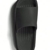 Zapatillas Para Hombre Con Suela Gruesa Antideslizante Suave Y Opciones De Uso En Interiores Y Exteriores