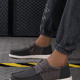 Zapatos Casuales Sin Cordones Para Hombres, Ligeros, A La Moda, De Color Solido, Para Primavera/otono, Comodos, Transpirables, Antideslizantes