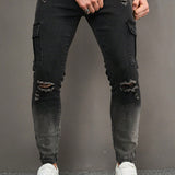 Manfinity LEGND Jeans De Hombre Desgastado