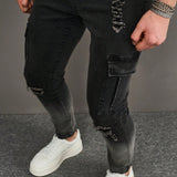 Manfinity LEGND Jeans De Hombre Desgastado