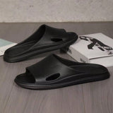 Zapatillas De Bano De Verano Antideslizantes, Silenciosas, De Suela Gruesa Y Suave Para Hombres Y Parejas, Para Uso Domestico