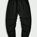 ROMWE Goth Pantalon Jogger De Estilo Gotico Para Hombre