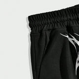 ROMWE Goth Pantalon Jogger De Estilo Gotico Para Hombre