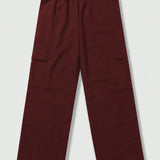 ROMWE Street Life Pantalones De Carga Con Impresion De Alfabeto Para Hombre