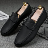 Mocasines Para Hombre Transpirable Y Comodo Para Trabajo/negocios/casual, Color Negro