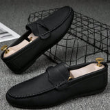 Mocasines Para Hombre Transpirable Y Comodo Para Trabajo/negocios/casual, Color Negro