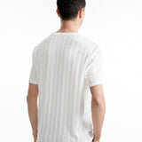 Manfinity Basics Camiseta De Punto De Manga Corta Con Cuello Redondo Para Hombre