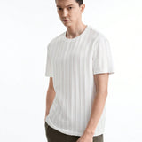 Manfinity Basics Camiseta De Punto De Manga Corta Con Cuello Redondo Para Hombre