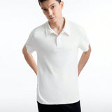 Manfinity Basics Camisa Polo De Manga Corta De Punto Para Hombre