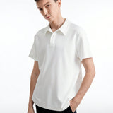 Manfinity Basics Camisa Polo De Manga Corta De Punto Para Hombre