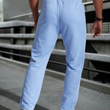 Manfinity Homme Pantalones De Chandal Para Hombres Con Cordon En Cintura Y Rayas De Bloques De Color
