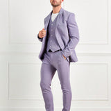 Forever 21 Chaleco Ajustado De Traje Casual De Negocios Purpura Para Hombres En Primavera Y Verano