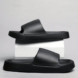 Hombres Casuales Y Comodos Chanclas/Sandalias Ligeras Para Exterior, Playa Y Casa Para Vacaciones/Estilo Britanico/Zapatillas de Cuna con Tacon Grueso Para Playa