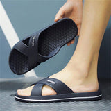 Chanclas De Verano Masculinas, Sandalias Antideslizantes De Una Correa, Estilo Coreano