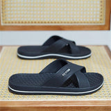 Chanclas De Verano Masculinas, Sandalias Antideslizantes De Una Correa, Estilo Coreano