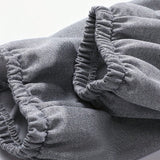 Pantalones Elasticos Informales De Otono/invierno Para Hombres, Nuevos Pantalones Solidos De Color Con Cintura Elastica Y Cordon