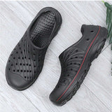 Sandalias Huecas Transpirables Para Hombres Con Suela Suave Antideslizante, Zapatos Casuales De Verano Para Playa