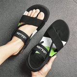 Chanclas De Hombre Tejidas, Sandalias De Verano De Alta Calidad, Antideslizantes, Personalizadas Y Comodas