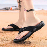 Pantuflas De Hombre Para Exteriores - Sandalias De Verano Ligeras, Impermeables, Que Absorben El Sudor, Transpirables, Antideslizantes, De Fondo Grueso De Eva, Comodas, De Secado Rapido, Masajeadoras, De Tallas Grandes Y Aireadas