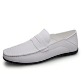 Mocasines Sencillos Para Hombre Zapatos Nauticos Antideslizantes Informales Sin Cordones