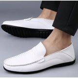 Mocasines Sencillos Para Hombre Zapatos Nauticos Antideslizantes Informales Sin Cordones