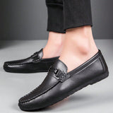 Zapatillas Sin Cordones Informales Para Hombre, Para Todas Las Estaciones, Moda, Ligeras, Adecuadas Para Negocios Y Conduccion