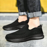 Zapatos Deportivos Informales De Moda Para Hombre Con Textura Delicada Y Estilo Vintage De Slip-on